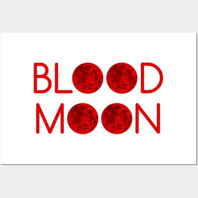 Blood Moon Wall Art by Jokertoons